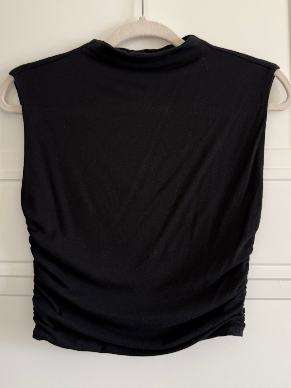 OGL Black Sleeveless Mock Neck Tank